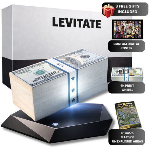 Floating Money Banknote Lamp