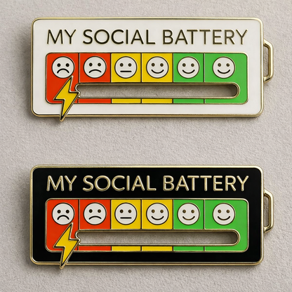 2026 VibeMeter Social Battery Pin