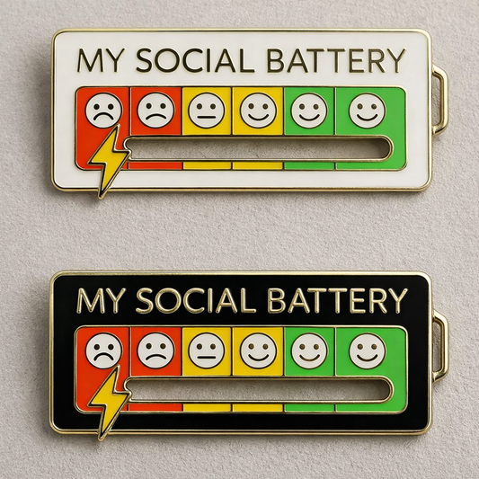 2026 VibeMeter Social Battery Pin