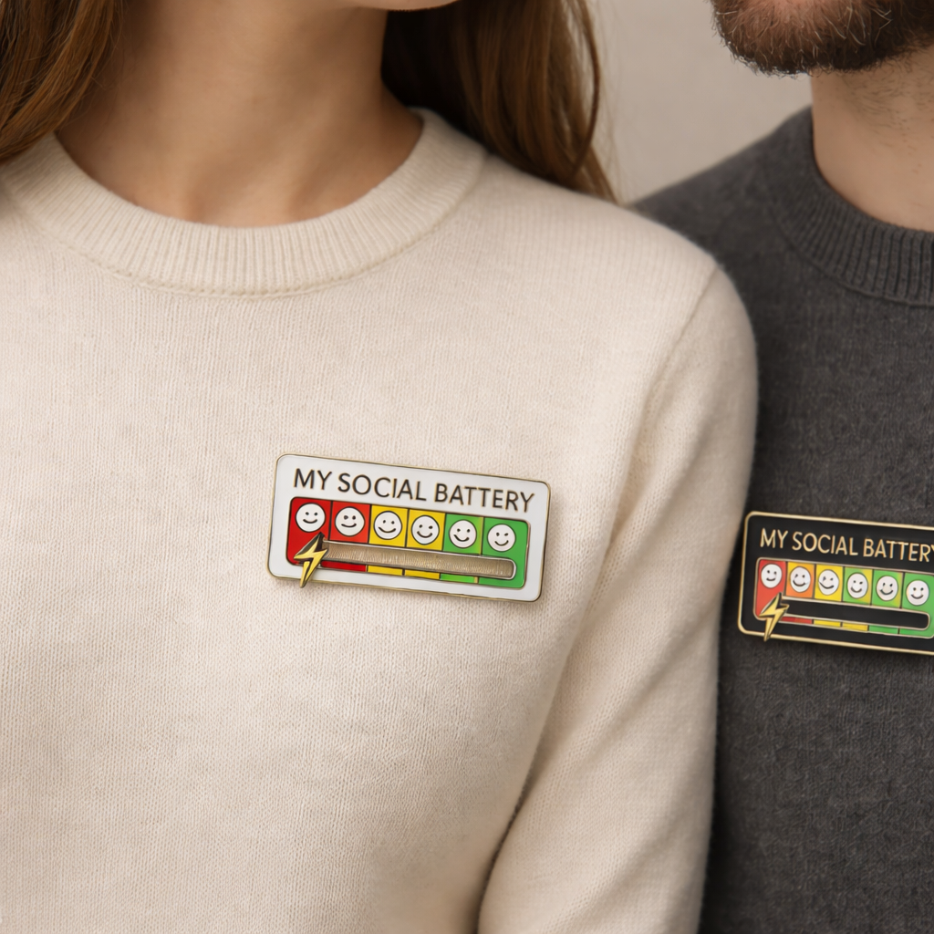 2026 VibeMeter Social Battery Pin