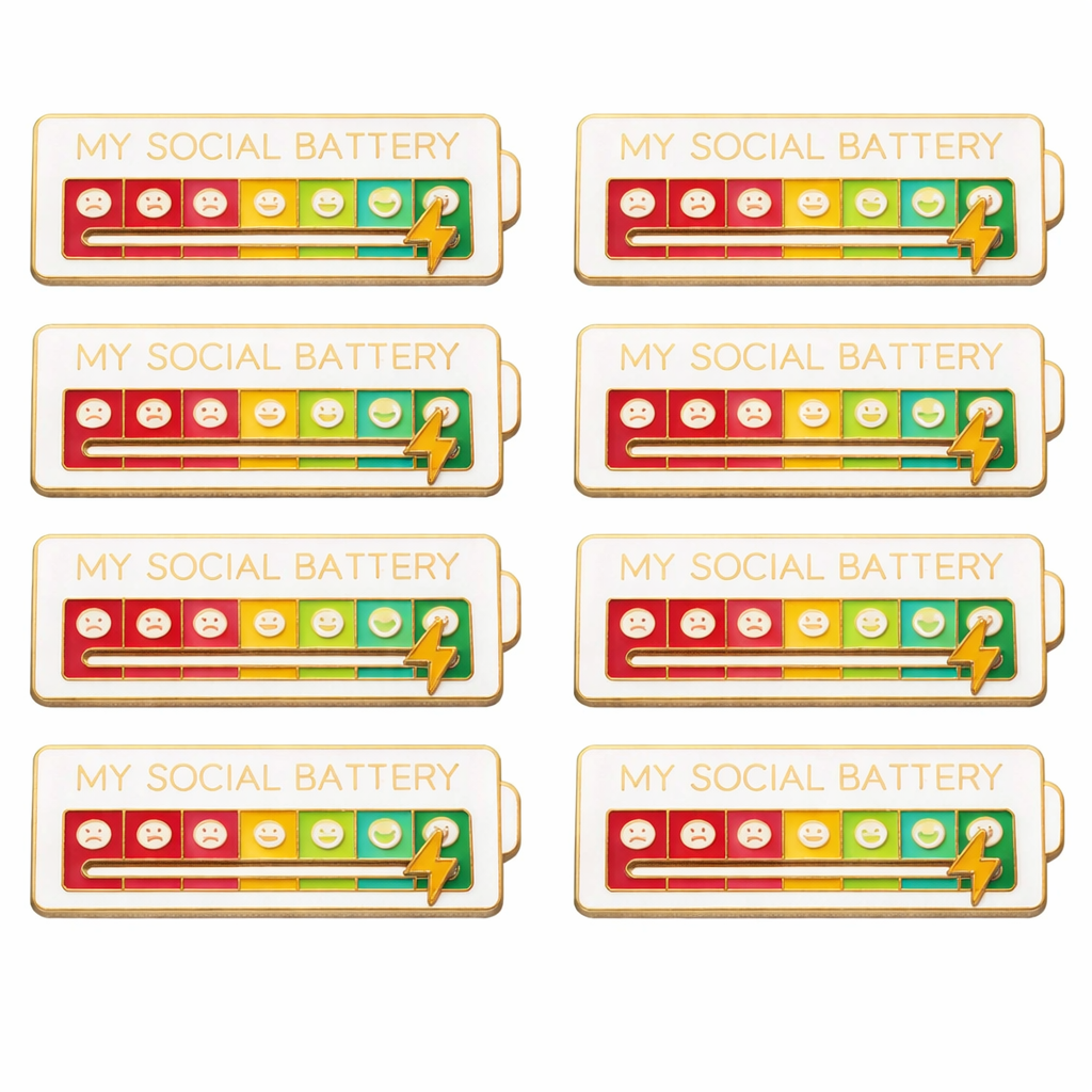 2026 VibeMeter Social Battery Pin