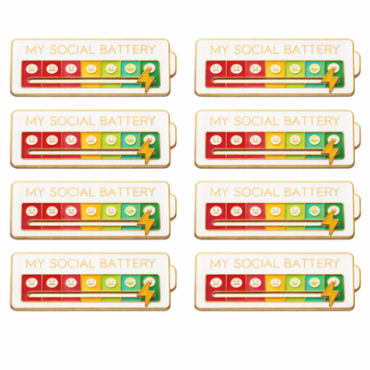 2026 VibeMeter Social Battery Pin