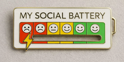 2026 VibeMeter Social Battery Pin
